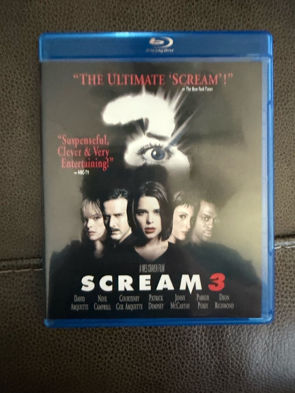 Scream 3 (2000) Blu-ray – Wes Craven, Neve Campbell, Courteney Cox – Lionsgate